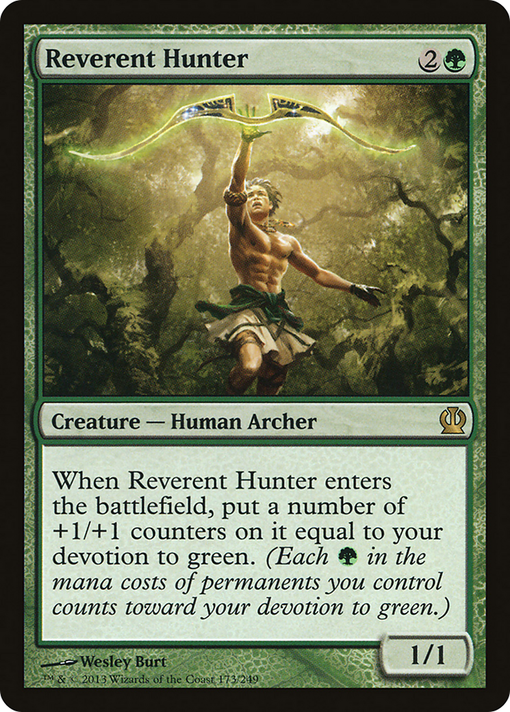 Theros - (THS-173) - Reverent Hunter Foil