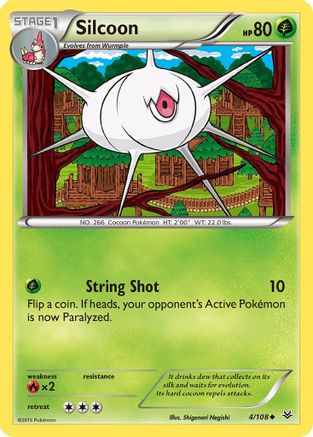 XY Roaring Skies 004/108 Silcoon - Uncommon