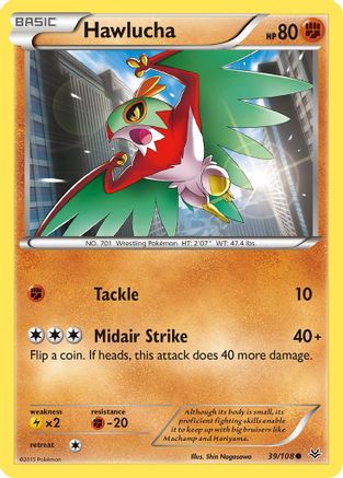 XY Roaring Skies 039/108 Hawlucha - Common