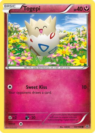 XY Roaring Skies 043/108 Togepi - Common