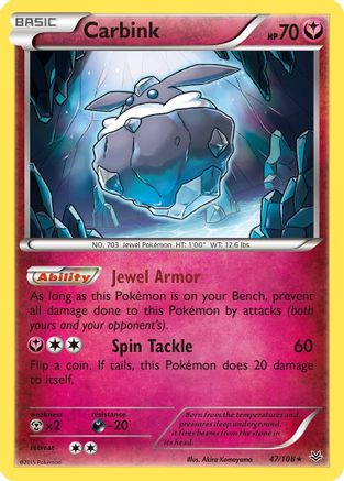 XY Roaring Skies 047/108 Carbink - Rare