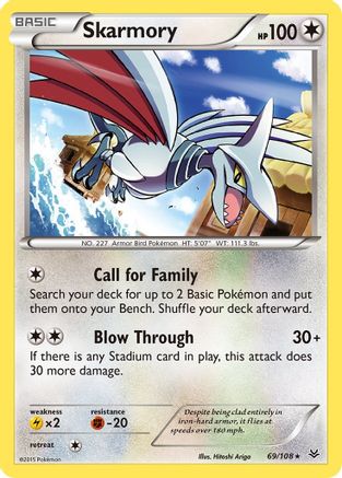 XY Roaring Skies 069/108 Skarmory - Rare