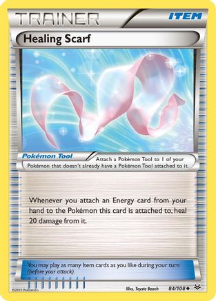 XY Roaring Skies 084/108 Healing Scarf - Reverse Holofoil - Uncommon