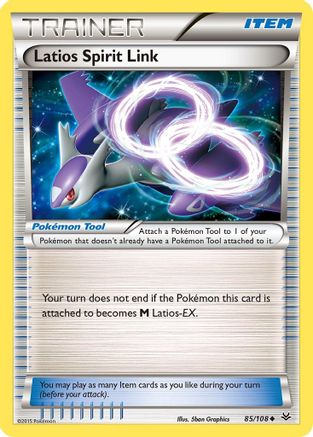 XY Roaring Skies 085/108 Latios Spirit Link - Uncommon
