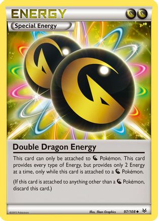 XY Roaring Skies 097/108 Double Dragon Energy - Uncommon