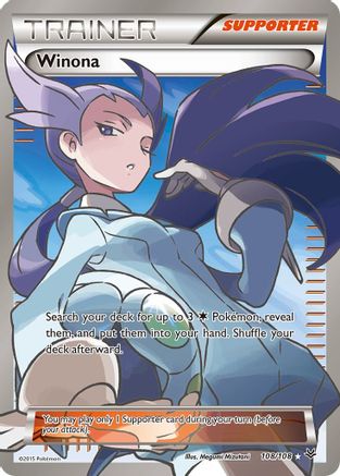 XY Roaring Skies 108/108 Winona (108 Full Art) - Holofoil - Ultra Rare