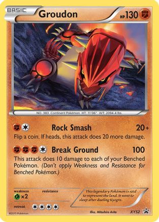 XY Promos XY52 Groudon - Holofoil - Promo