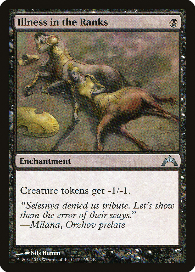 Gatecrash - (GTC-069) - Illness in the Ranks Foil