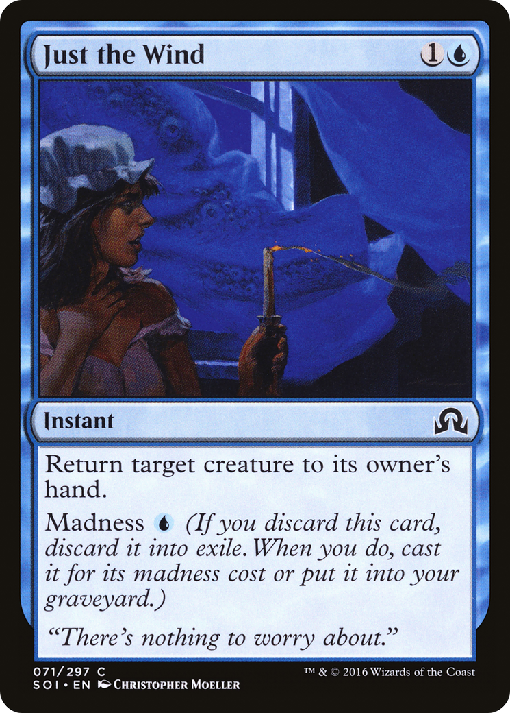 Shadows over Innistrad - (SOI-071) - Just the Wind Foil