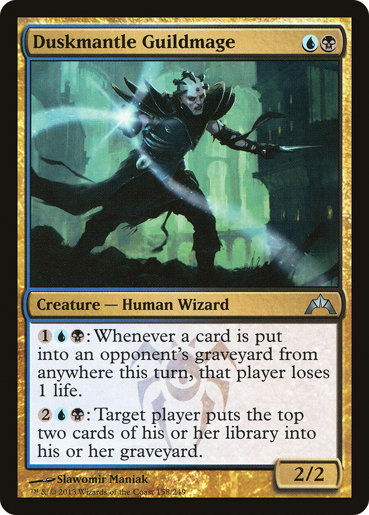 Gatecrash - (GTC-158) - Duskmantle Guildmage Foil