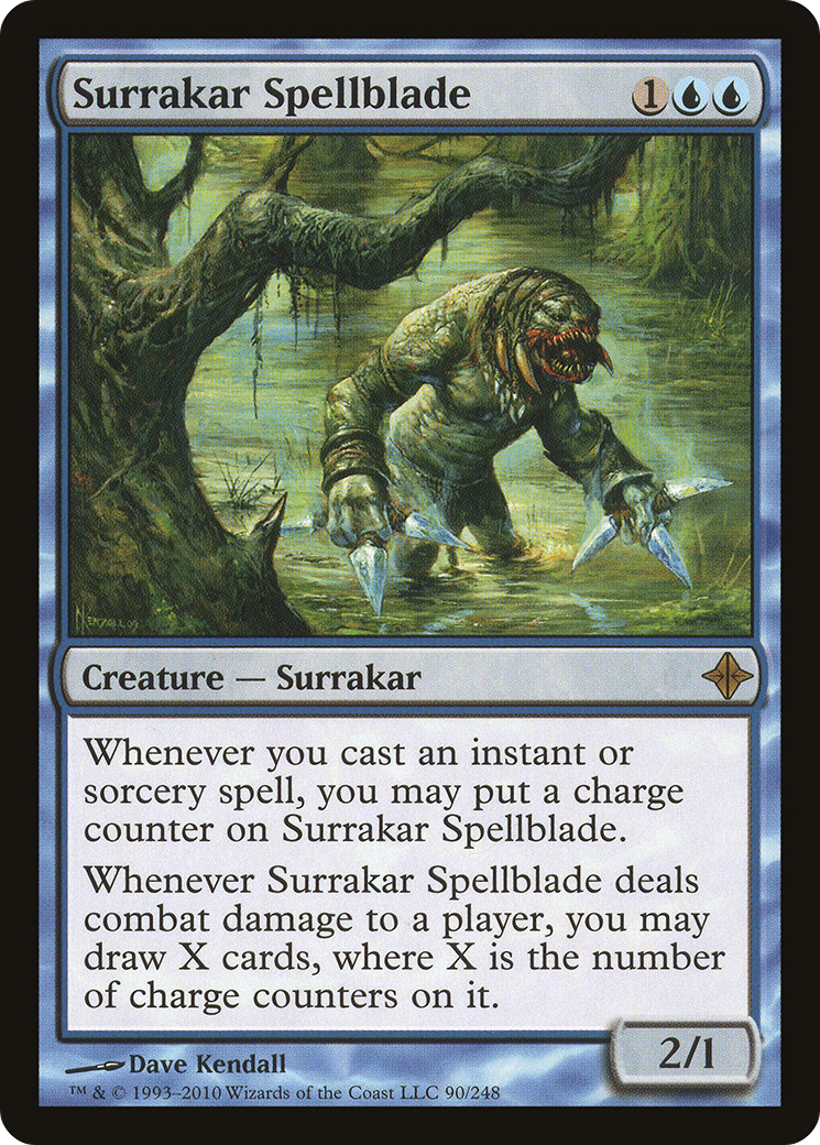 Rise of the Eldrazi - (ROE-090) - Surrakar Spellblade