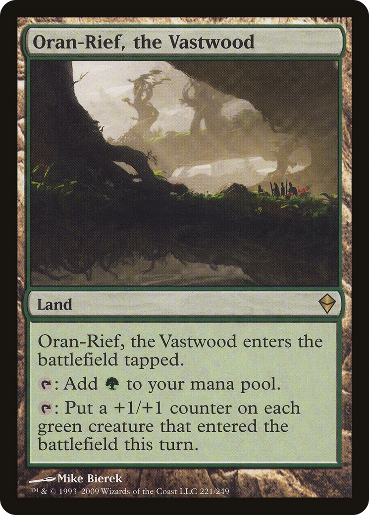 Zendikar - (ZEN-221) - Oran-Rief, the Vastwood Foil