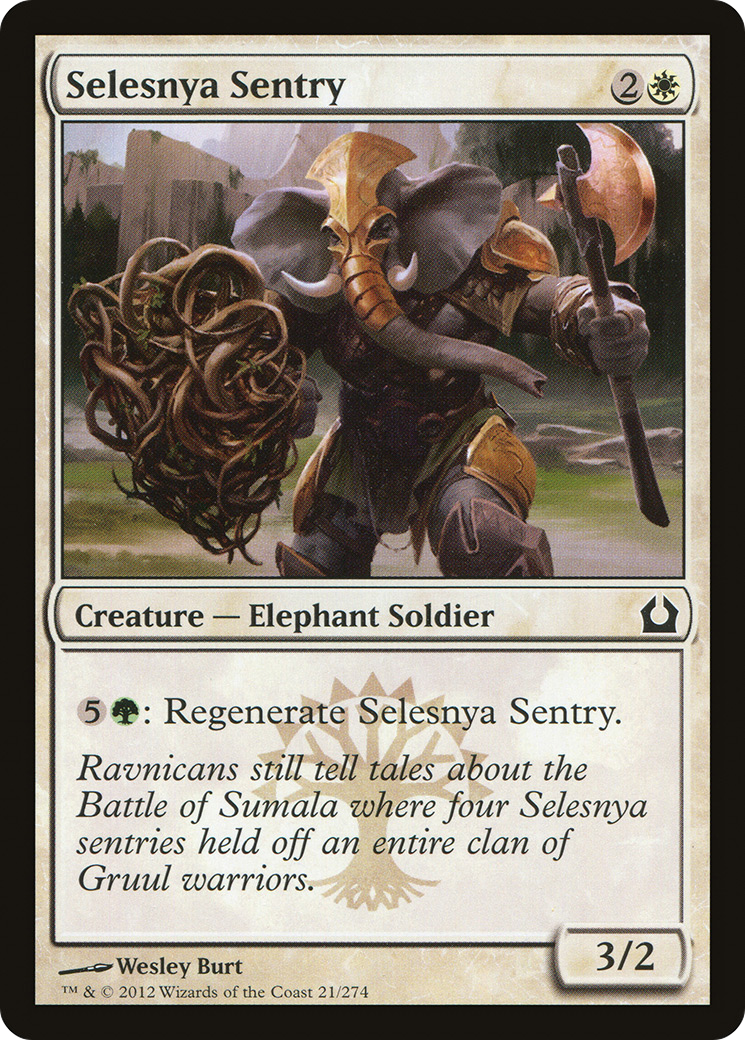 Return to Ravnica - (RTR-021) - Selesnya Sentry Foil