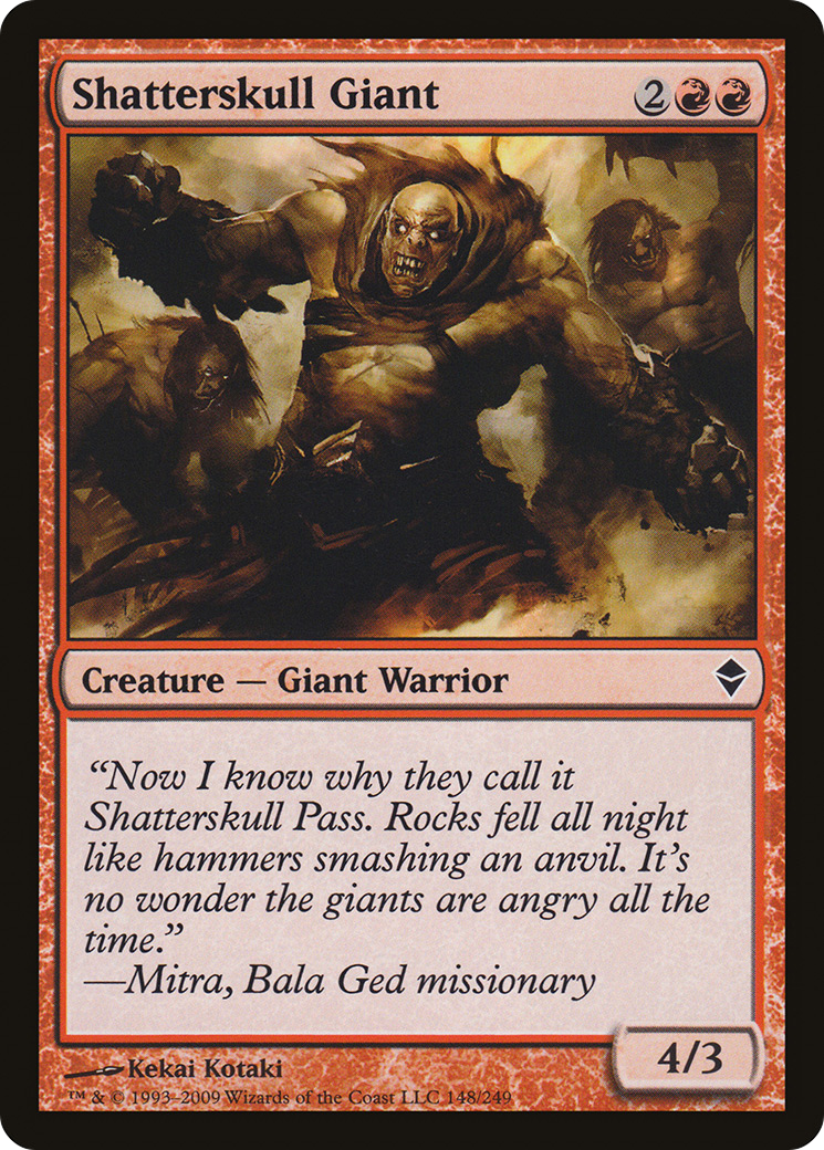 Zendikar - (ZEN-148) - Shatterskull Giant