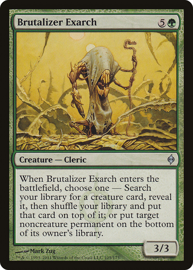 New Phyrexia - (NPH-105) - Brutalizer Exarch Foil
