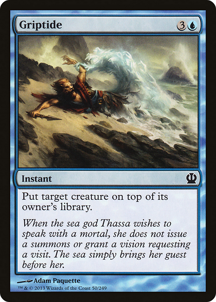 Theros - (THS-050) - Griptide Foil