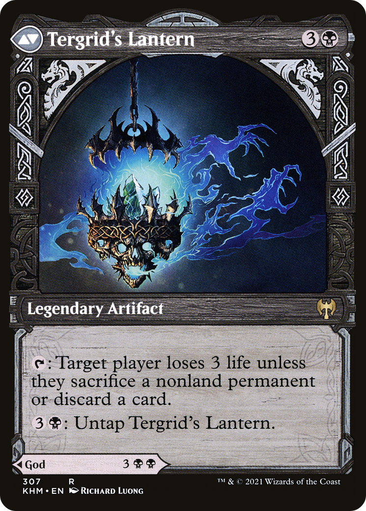 Kaldheim - (KHM-307) - Tergrid, God of Fright (Showcase): (Showcase) Foil