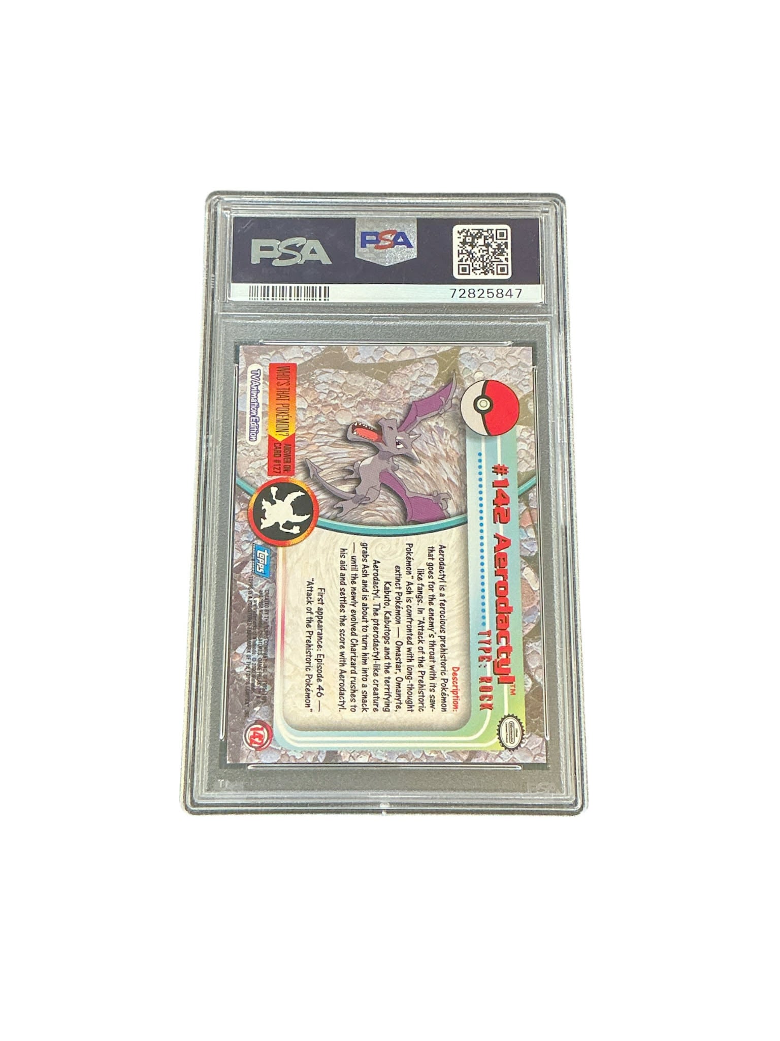 Topps Chrome 2000 - Series 1 &2 #142 - PSA7 #72825847 - Aerodactyl
