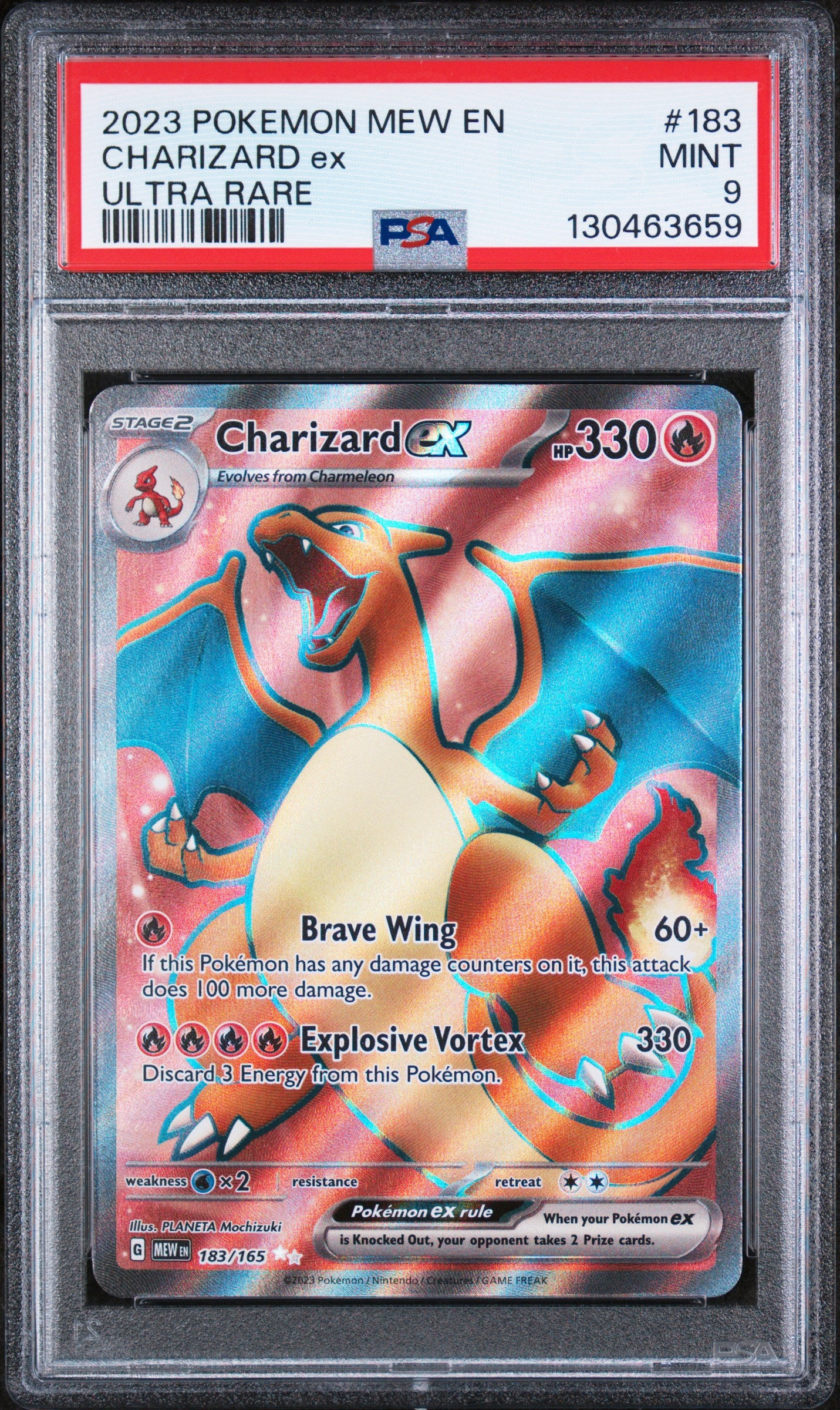 SV Scarlet & Violet 151 183/165 PSA9 #130463659 Charizard ex - Holofoil - Ultra Rare