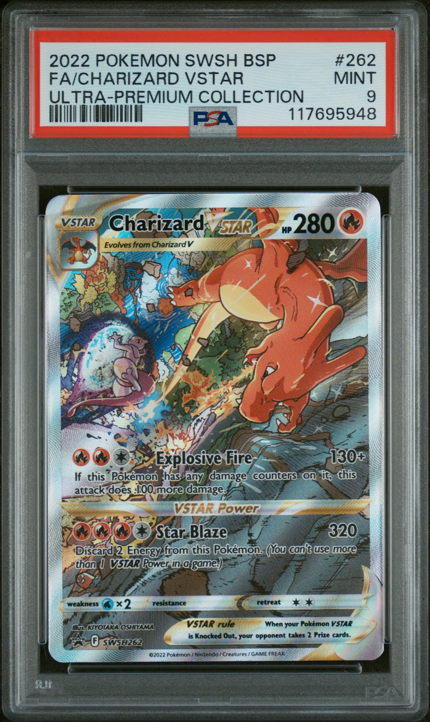 SWSH Sword & Shield Promo Cards SWSH262 PSA9 #117695948 Charizard VSTAR - Holofoil - Promo