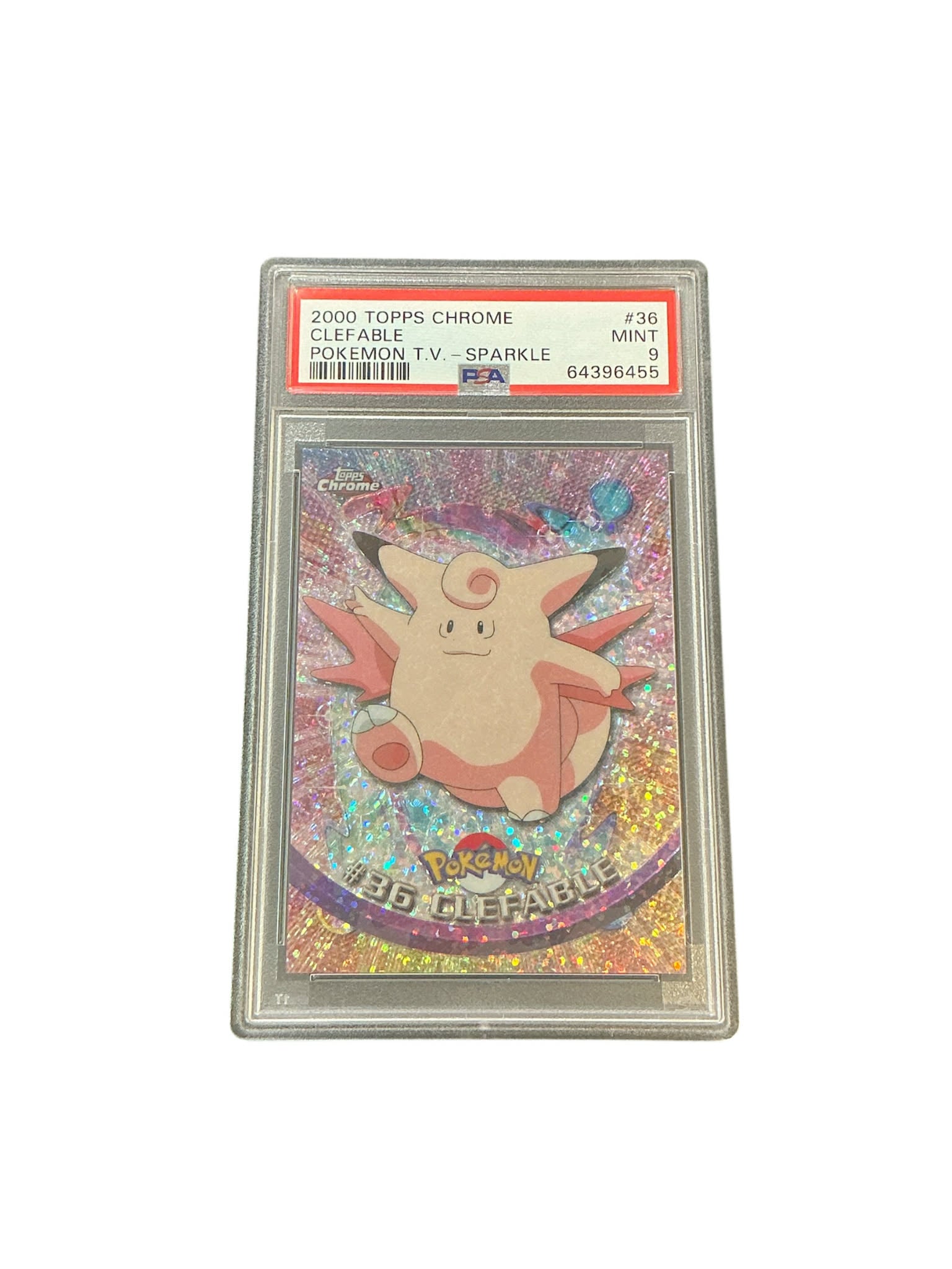 Topps Chrome 2000 - Series 1 &2 #036 - PSA9 #64396455 - Clefable