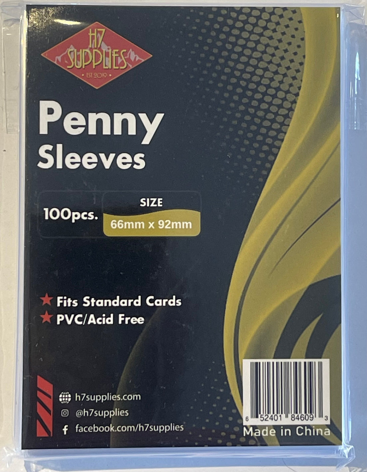 H7 Supplies Penny Sleeves - 100ct
