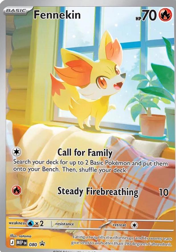 ME Mega Evolution Promo 080 Fennekin - Holofoil - Promo