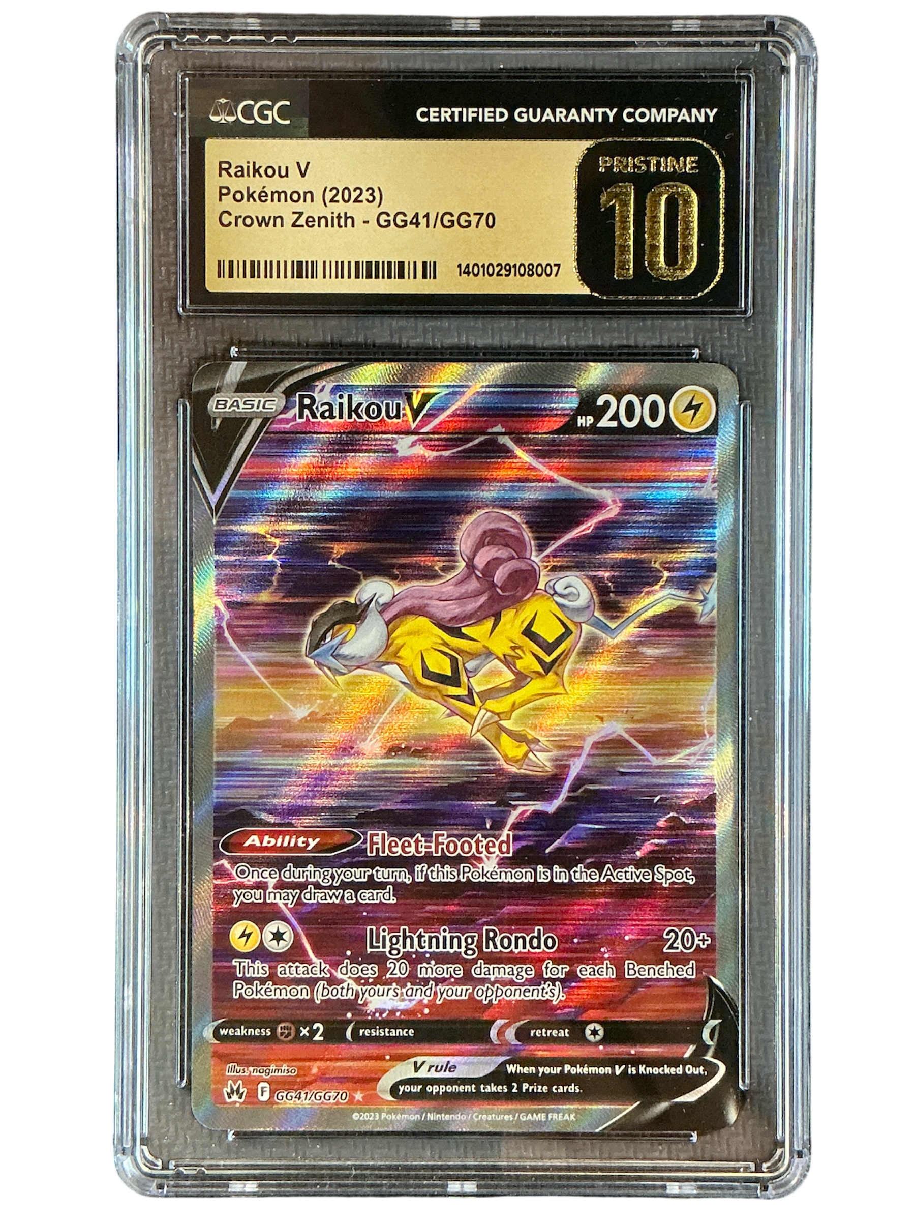 Crown Zenith Galarian Gallery GG41/GG70 CGC10 PRISTINE
