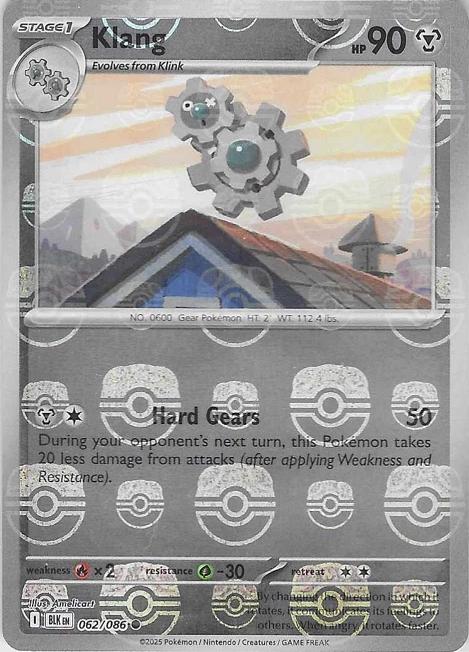 SV Black Bolt 062/086 Klang (Master Ball Pattern) - Holofoil - Common