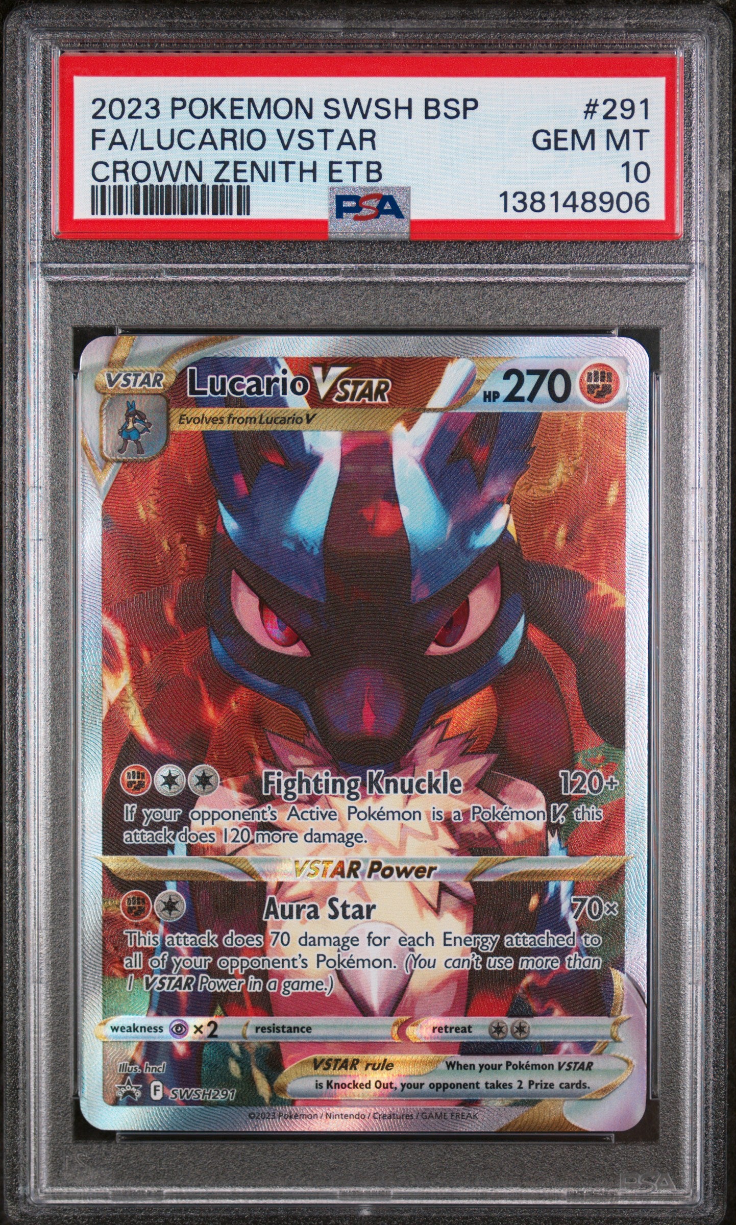 pokemon card game sword & shield starter set vstar lucario SWSH Sword & Shield Promo Cards SWSH291 PSA10 #138148906 Lucario VSTAR –  BeardyCards