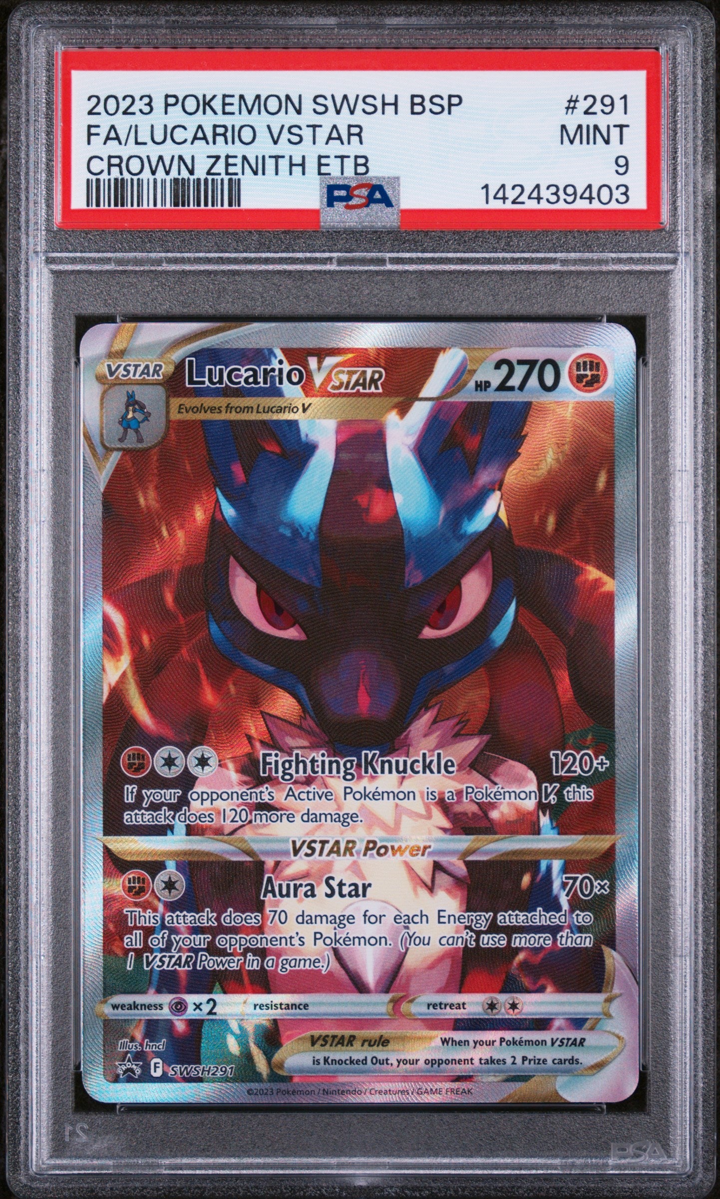 pokemon card game sword & shield starter set vstar lucario SWSH Promo Cards SWSH291 PSA9 #142439403 – BeardyCards Pack:Blastoise (Light) Language: English metallic coin Magic the Gathering: Final