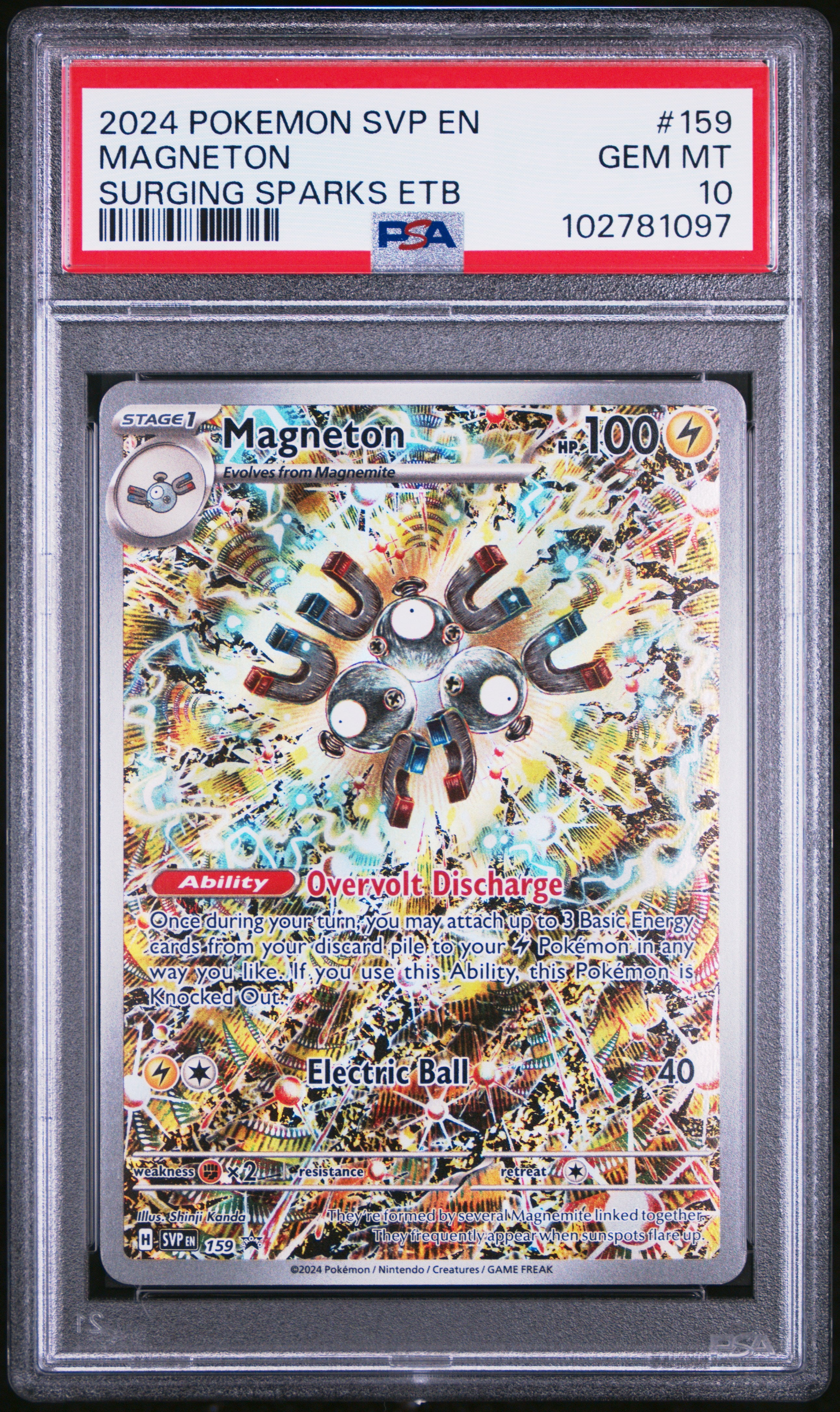 SV Scarlet & Violet Promo Cards 159 PSA10 #102781097 Magneton - Holofoil - Promo
