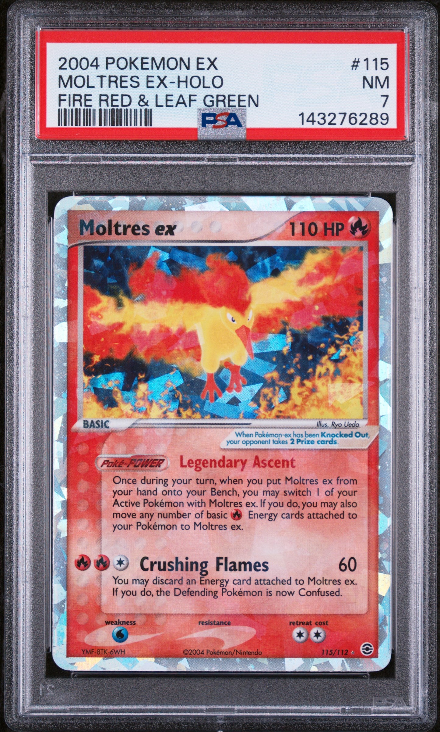 FireRed & LeafGreen 115 PSA7 #143276289 Moltres ex - Holofoil - Secret Rare