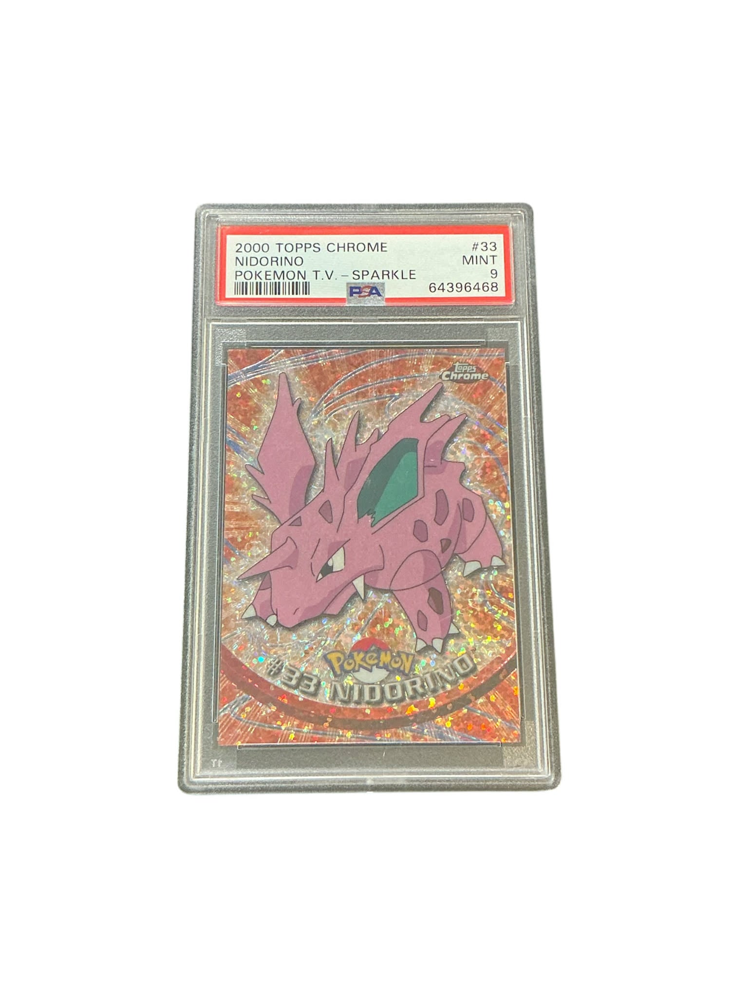 Topps Chrome 2000 - Series 1 &2 #033 - PSA9 #64396468 - Nidorino