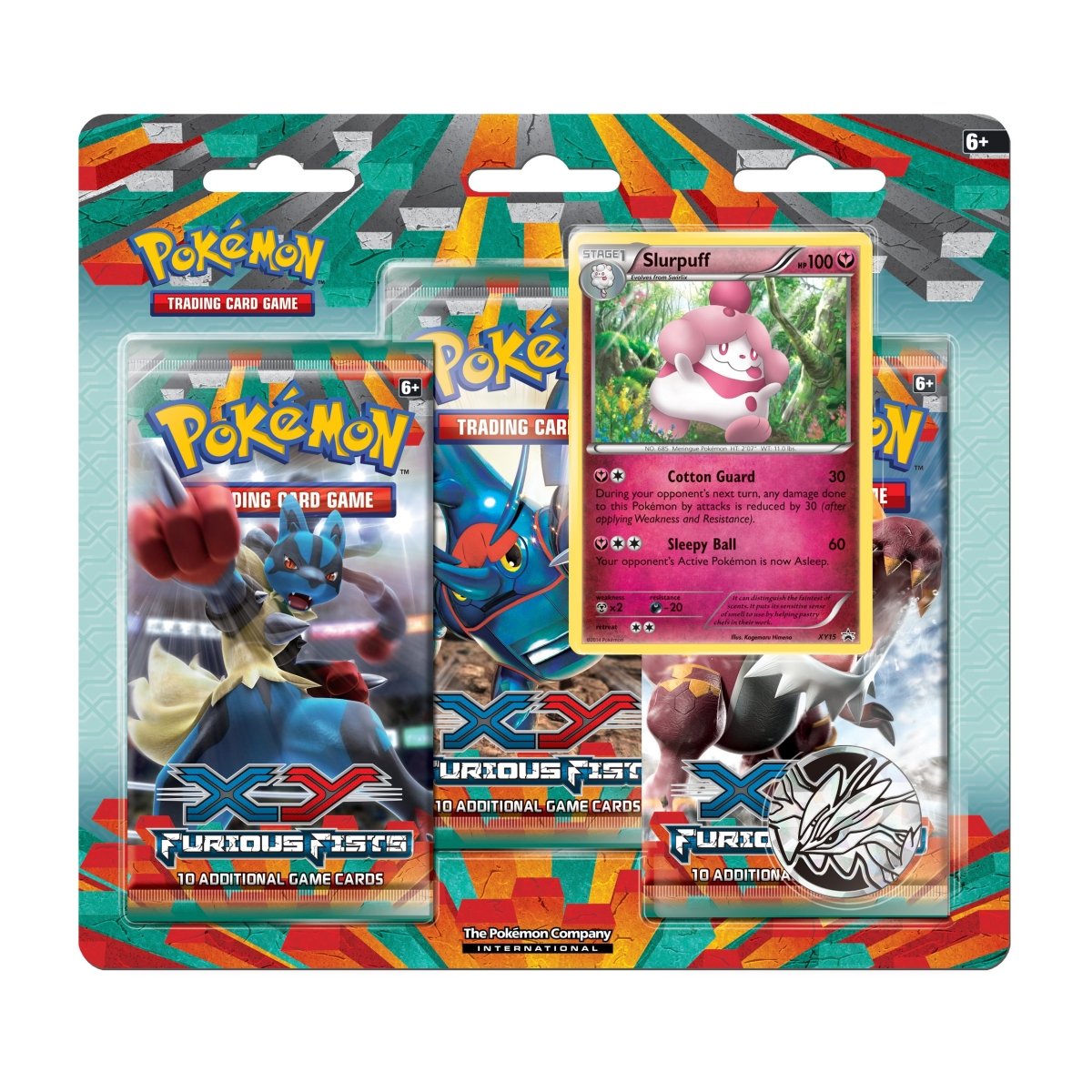 Pokemon - Furious Fists - 3 Pack Blister (Random Variant)