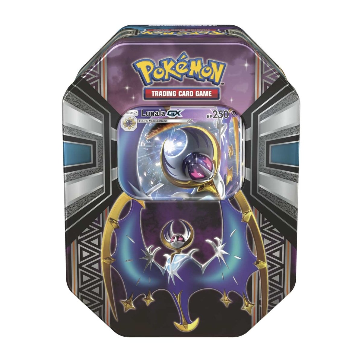 Pokemon Sun & Moon - Legends of Alola - Lunala GX Tin (Has a tear)