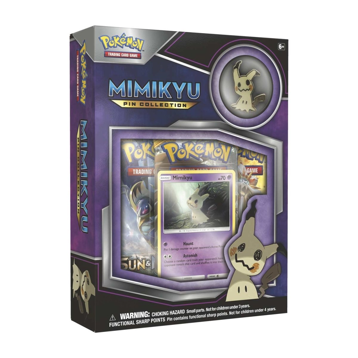 Pokemon Sun & Moon - Mimikyu Pin Collection