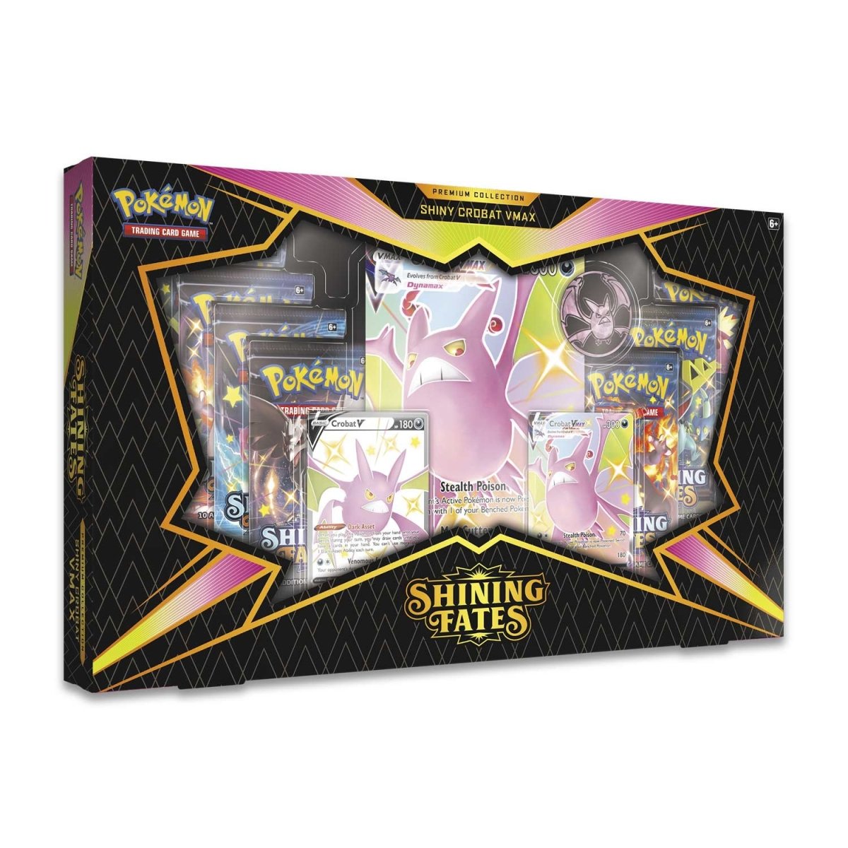Pokemon Sword & Shield - SWSH04.5 - Shining Fates - Shiny Crobat Vmax Premium Collection