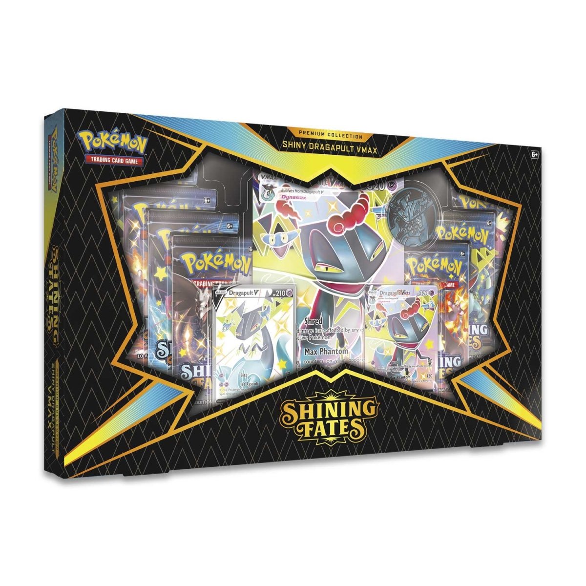 Pokemon Sword & Shield - SWSH04.5 - Shining Fates - Shiny Dragapult Vmax Premium Collection (Imperfect Condition)