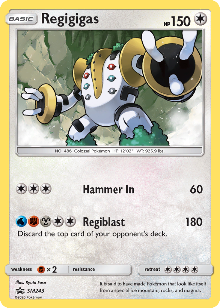 SM Promos SM243 Regigigas - Holofoil - Promo
