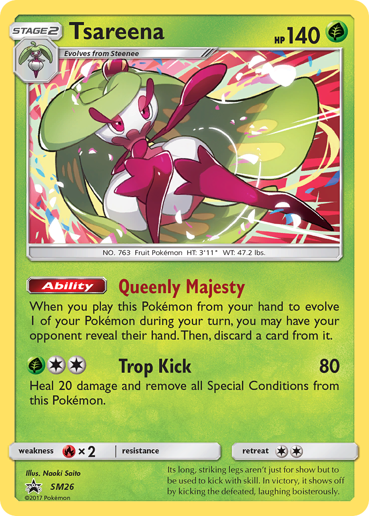 SM Promos SM26 Tsareena - Holofoil - Promo