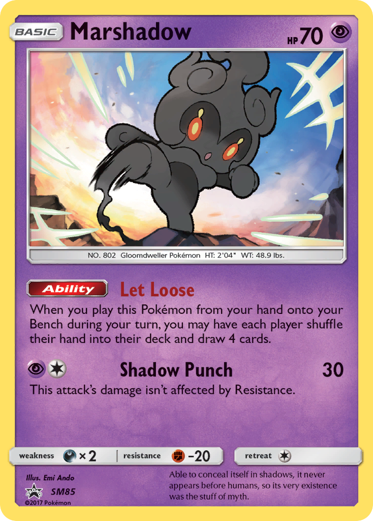 SM Promos SM85 Marshadow - Holofoil - Promo