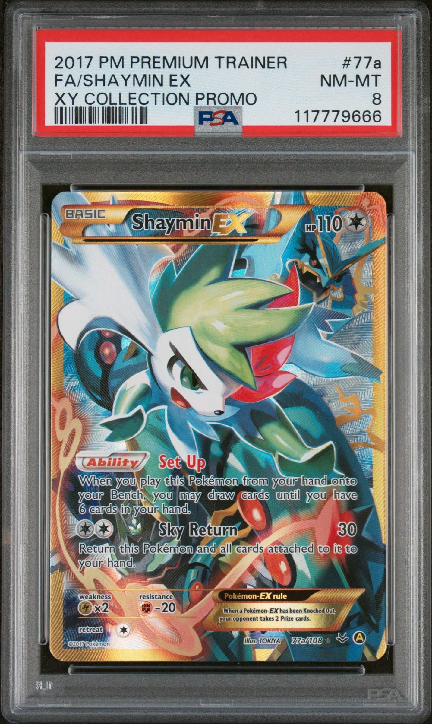 Alternate Art Promos 77a/108 PSA8 #117779666 Shaymin EX - Holofoil - Promo