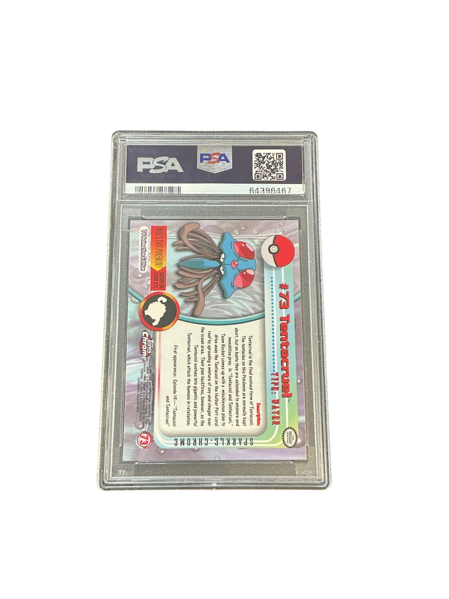Topps Chrome 2000 - Series 1 &2 #073 - PSA8 #64396467 - Tentacruel