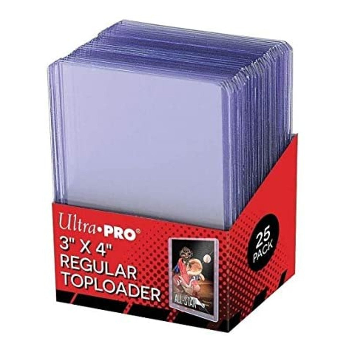 3" x 4" Clear Regular Toploaders (25ct) for Standard Size Cards
