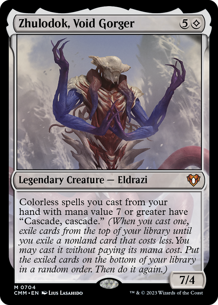 Commander Masters - (CMM-704) - Zhulodok, Void Gorger Foil