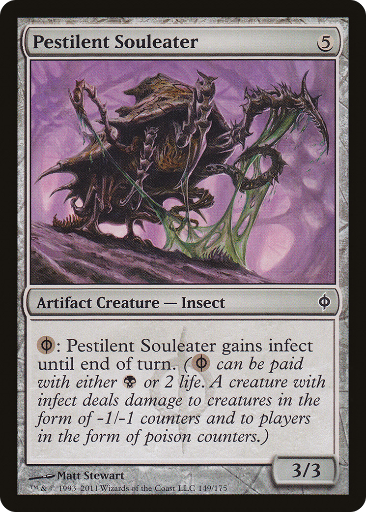 New Phyrexia - (NPH-149) - Pestilent Souleater Foil