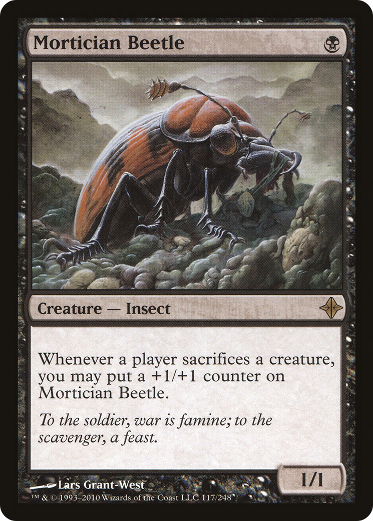 Rise of the Eldrazi - (ROE-117) - Mortician Beetle Foil