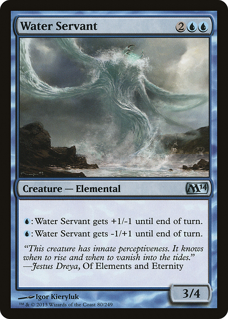 Magic 2014 - (M14-080) - Water Servant