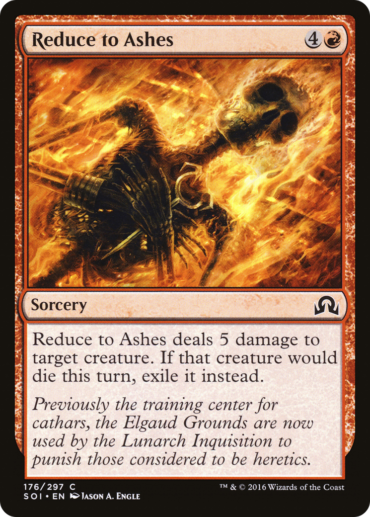 Shadows over Innistrad - (SOI-176) - Reduce to Ashes Foil